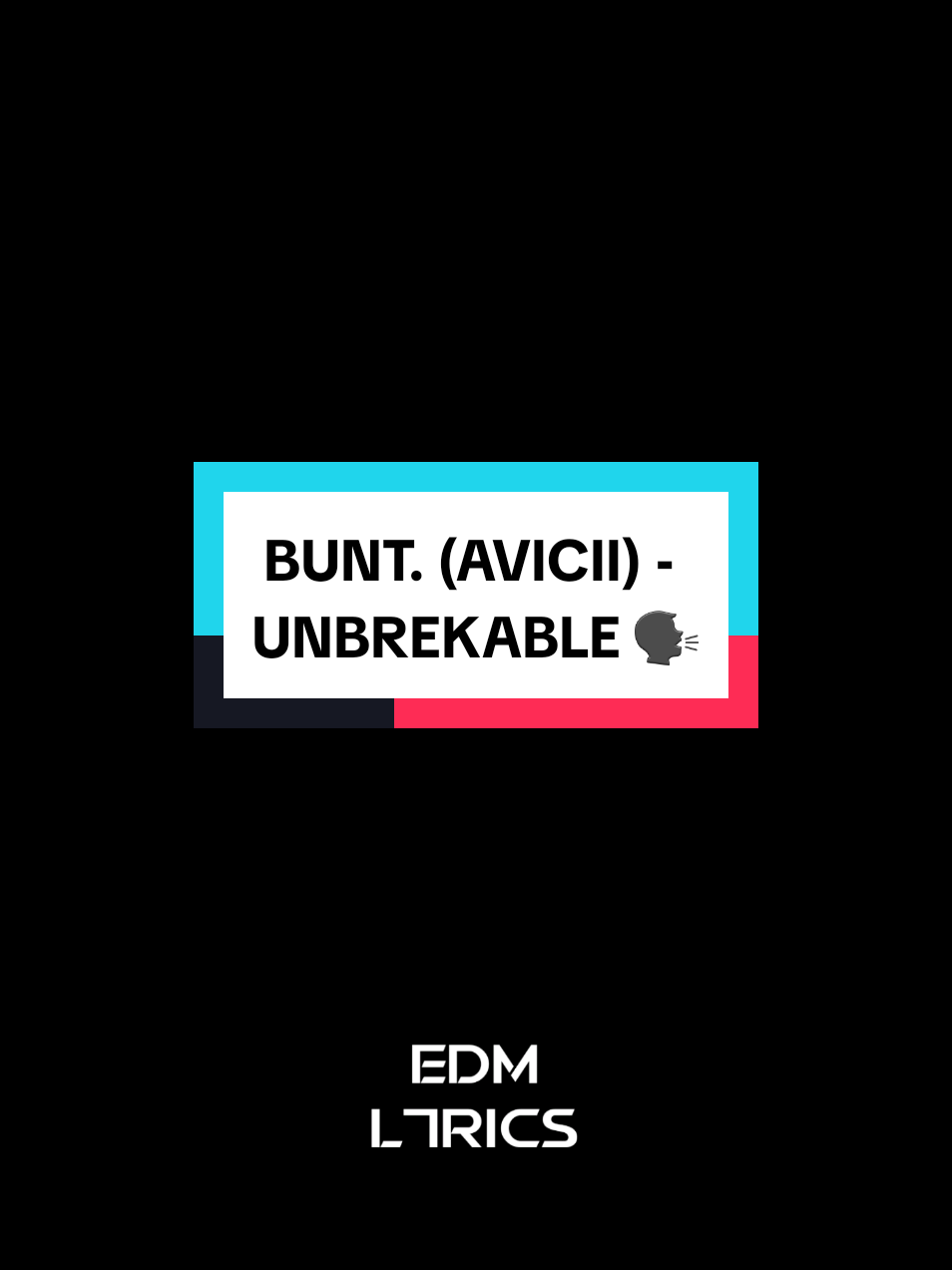 I'm Unbreakable 🗣 #Avicii #BUNT #Unbreakable #EDML7RICS #Edm #Music #Lyrics #Spanish #Enjoy #foryou #foryou #foryou #fyp #fyp #fyp #foryoupage #foryoupage #foryoupage 