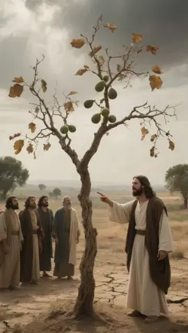 Jesus saw a fig tree and rebuked it because it did not bear fruit. The next day, the disciples found the tree withered, thus teaching them to have true faith and behaviour.#viral #cross #jesuscristo #amen #bible #christ #holyspirit #explore #reels #shorts #trendingvideo #foryou #fyp #fy #tik_tok 