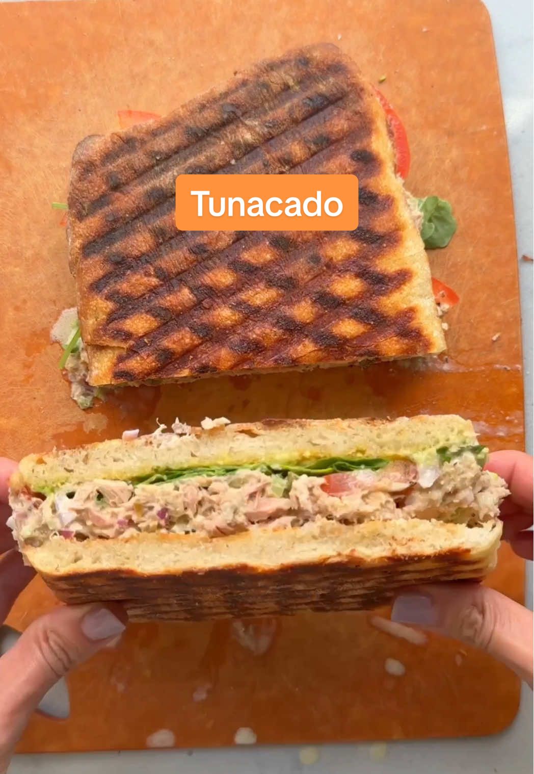 Make the viral #tunacado sandwich using @StarKistOfficial  E.V.O.O.® Solid Yellowfin Tuna with Basil Pesto in Extra Virgin Olive Oil. #sponsored The tender texture and flavor of StarKist Tuna in Extra Virgin Olive Oil provides a truly great experience, and you’ll see the quality difference as soon as you open the can. The pesto is made with simple ingredients for an Italian-inspired flavor so you don’t have to make it separately for the sandwich. #StarKist #mediterraneandiet Find Starkist at a retailer near you linked in bio!