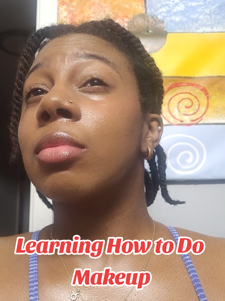 I'm learning how to do my make up...How'd I do?  @TIRTIR Inc. Mask Fit Red Cushion (43N Deep Cocoa & Mask Fit Waterproof Setting Spray @madebymitchell Curve Case in Medium (contour and bronzer) Concealer I used @E.L.F Cosmetics Soft Glam Satin Foundation in the shade 41 #exquisitekhaos #makeuptutorial #learninghowtodomakeup #makeupforbeginners #tirtir #tirtircushion #madebymitchell #curvecase #TikTokShop #makeuptiktok #elfcosmetics 