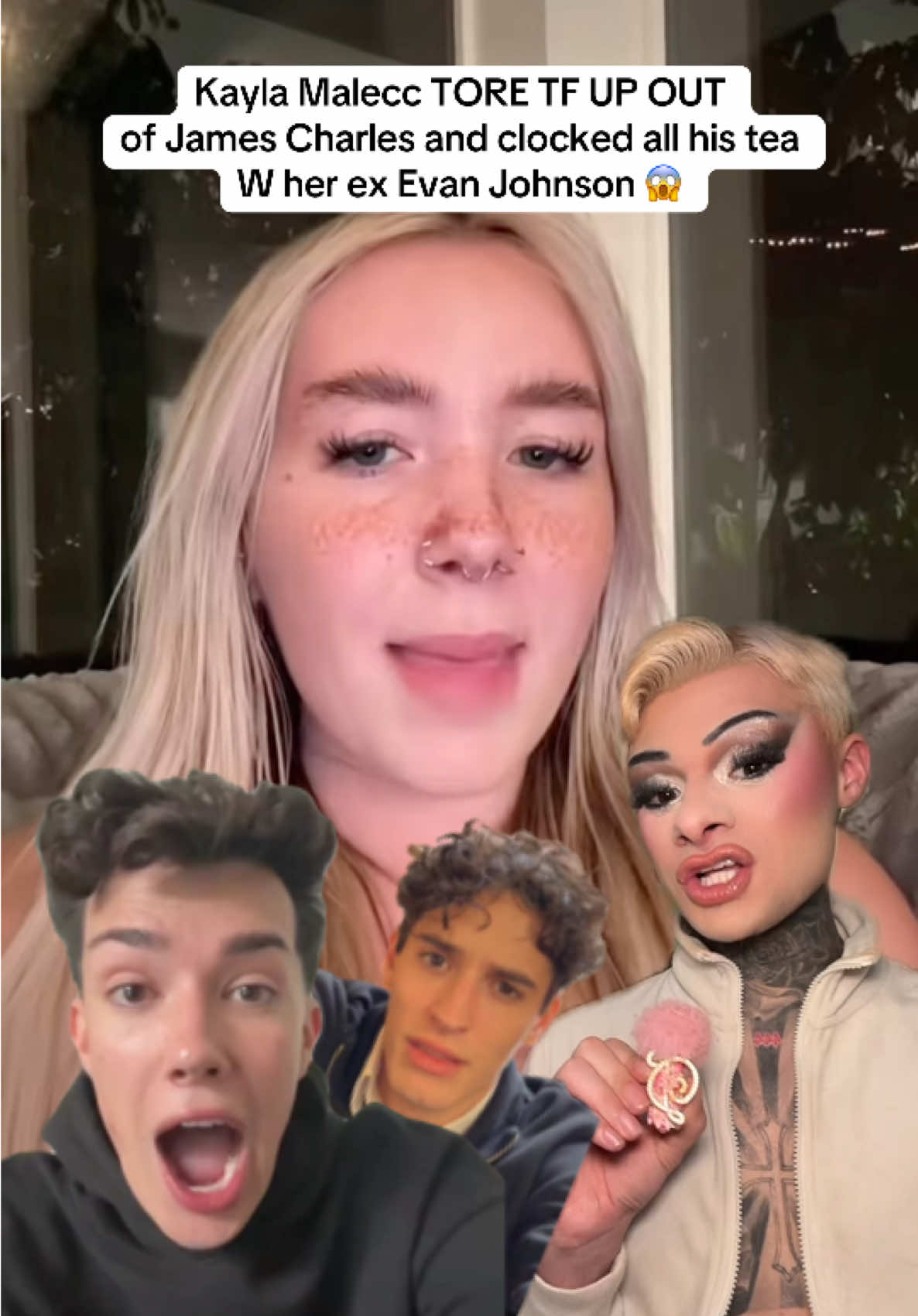 I wonder if James Charles is gonna respond under an hour after this?🫣 #jamescharles #kaylamalecc #evanjohnson 