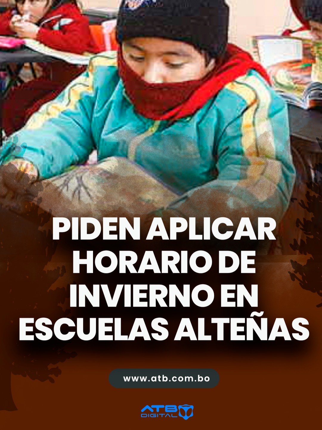 En los últimos días, la ciudad de El Alto registró un marcado descenso de temperaturas, lo que generó preocupación en las autoridades de salud por el incremento de infecciones respiratorias, especialmente neumonías en niños. Ante este panorama, el Servicio Regional de Salud recomendó implementar el horario de invierno en las unidades educativas. Además, se confirmó el tipo de virus que actualmente circula en el departamento de La Paz. #HorarioDeInvierno#ElAlto#FríoEnElAlto#SaludInfantil#EscuelasAlteñas #VirusRespiratorios#LaPaz