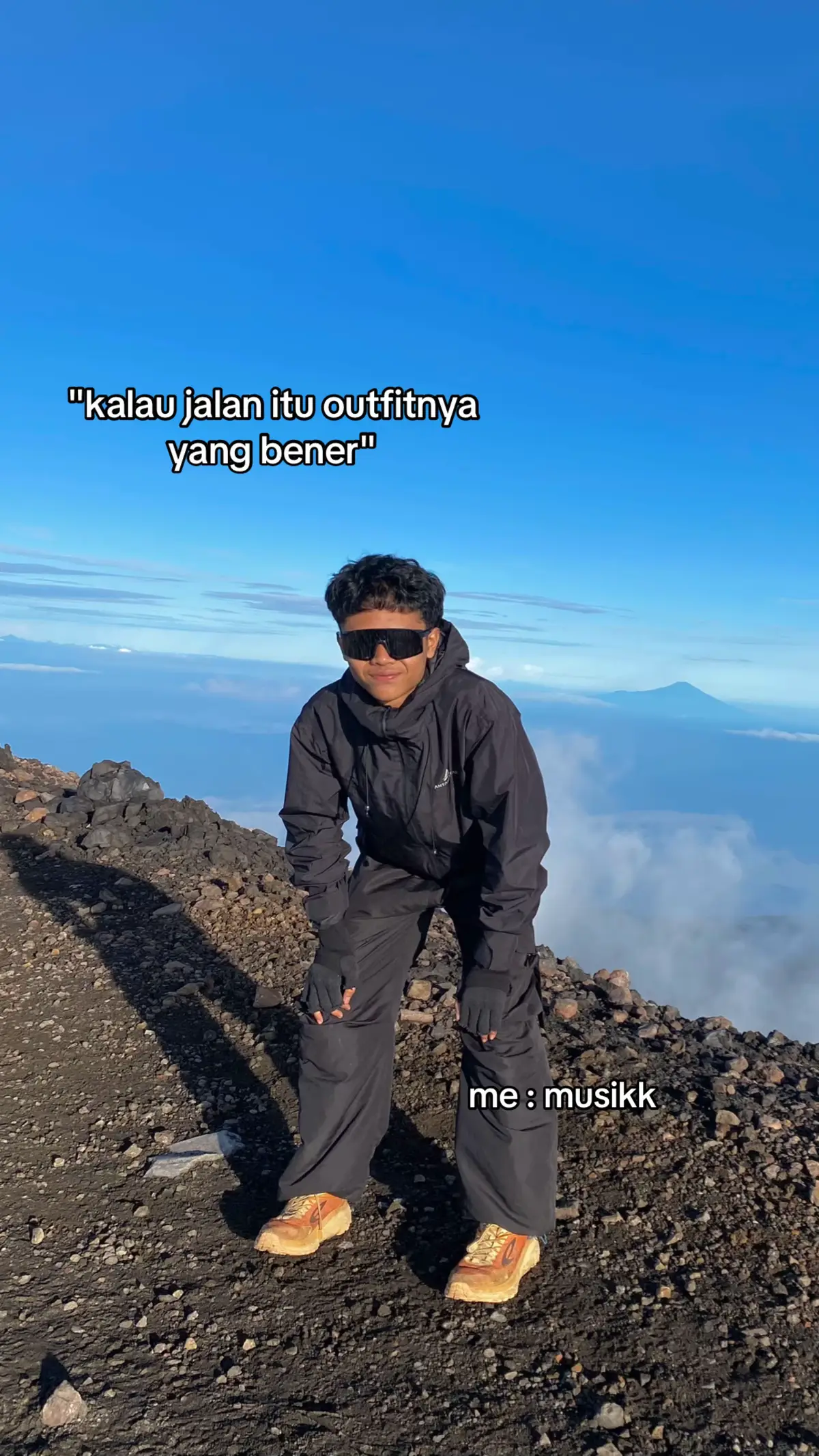 kan jalannya ke gunungg🙏🏻 #pendakigunung #4u #bangjony 