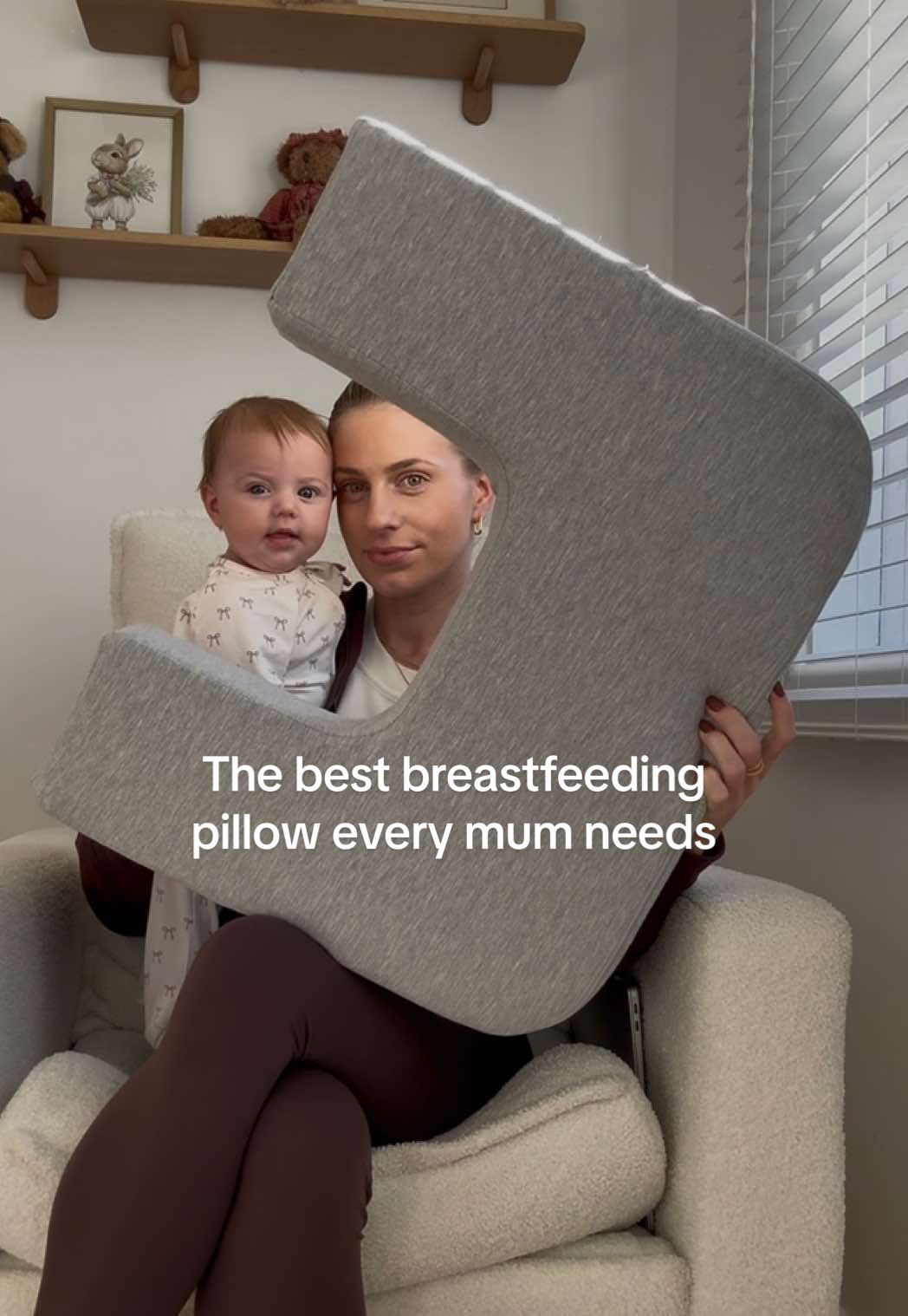 One of my top picks for new mums and mums of newborns! Whether you’re breastfeeding, bottle feeding, or doing both this makes feeding so much easier  There’s just something extra reassuring about a breastfeeding pillow created by a lactation consultant (IBCLC), registered nurse, and infant sleep specialist, you just know it’s designed with real insight and care. #aussiemum #mumsoftiktok #postpartum #motherhood #breastfeeding #newbornessentials #babyessentials #newbornrecommendations 