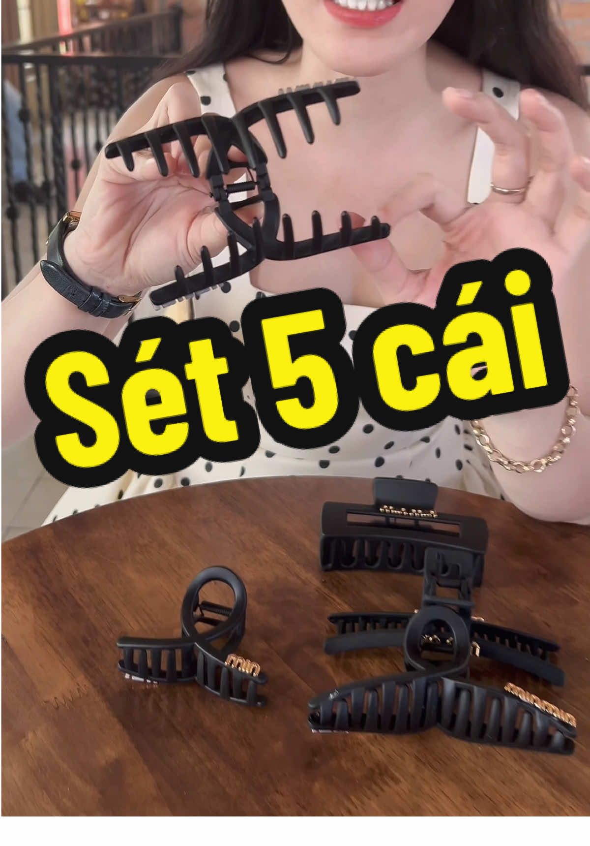 Sét 5 cái #keptoc #keptocxinh #mixinh865 