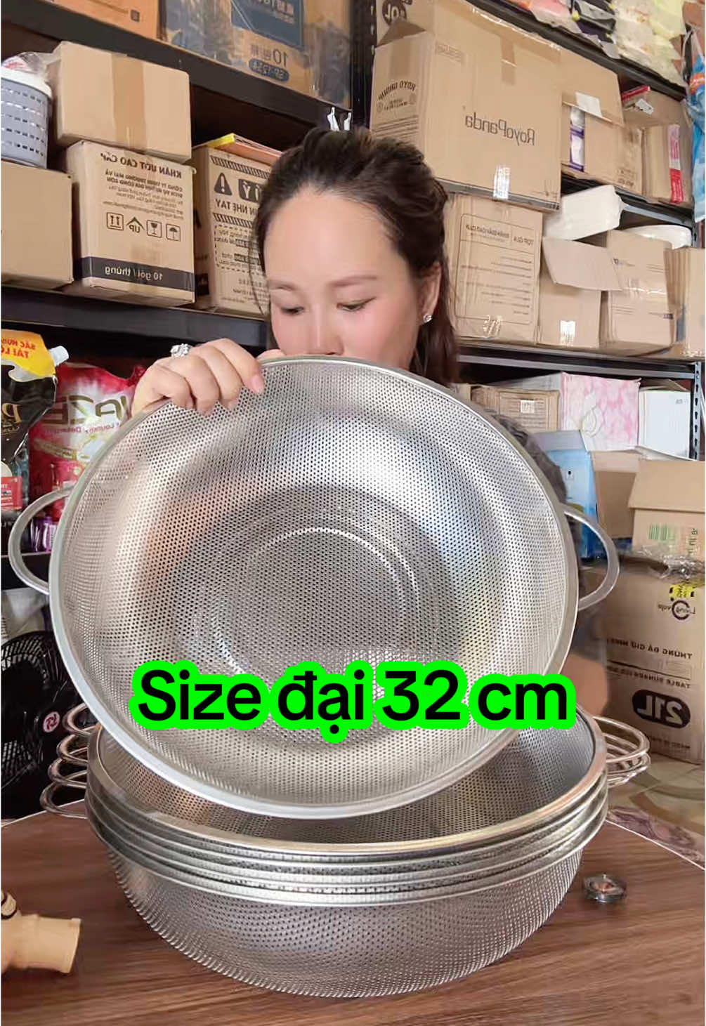 Combo 5 rổ inox không hoen, rỉ  Tặng khăn lau đa năng #roinoxdanang #rổ #giadungtienich #muataitiktok #ro 