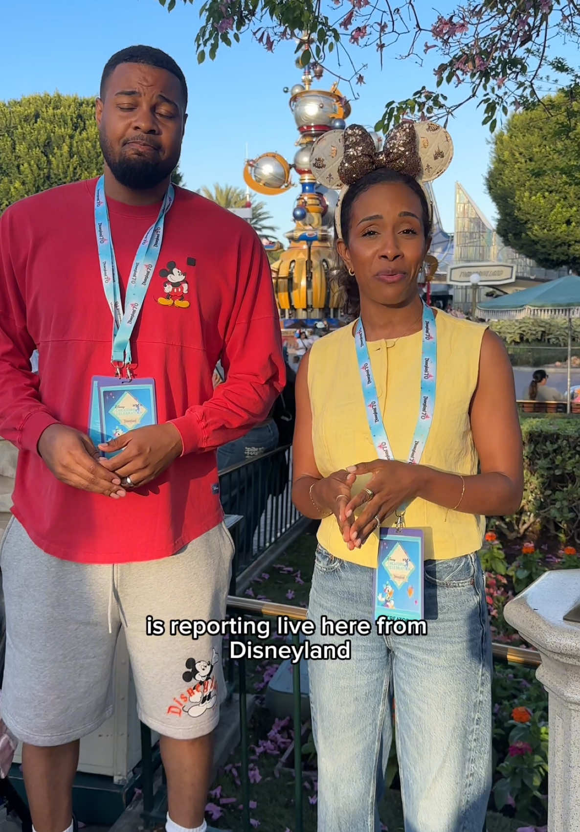 @Disney Parks invited us. Peter came too. #Disneyland70