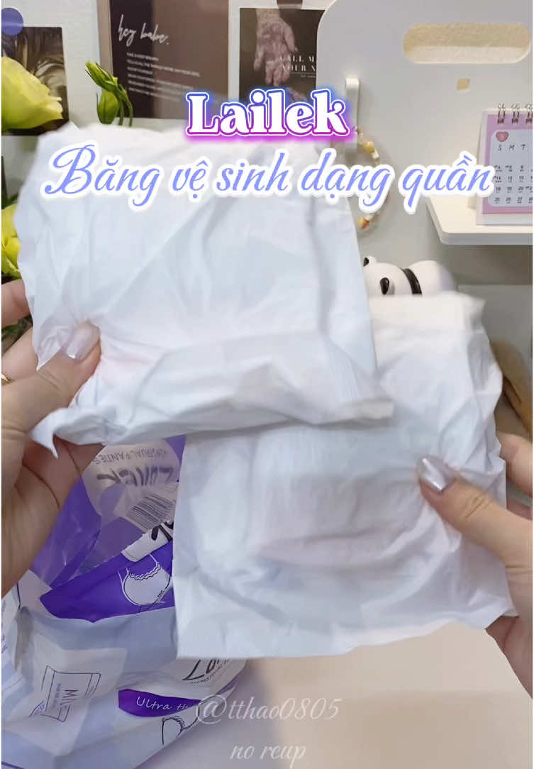 Chân ái cho những hôm dâu ra nhiều nè #lailek #bangvesinhdangquan 