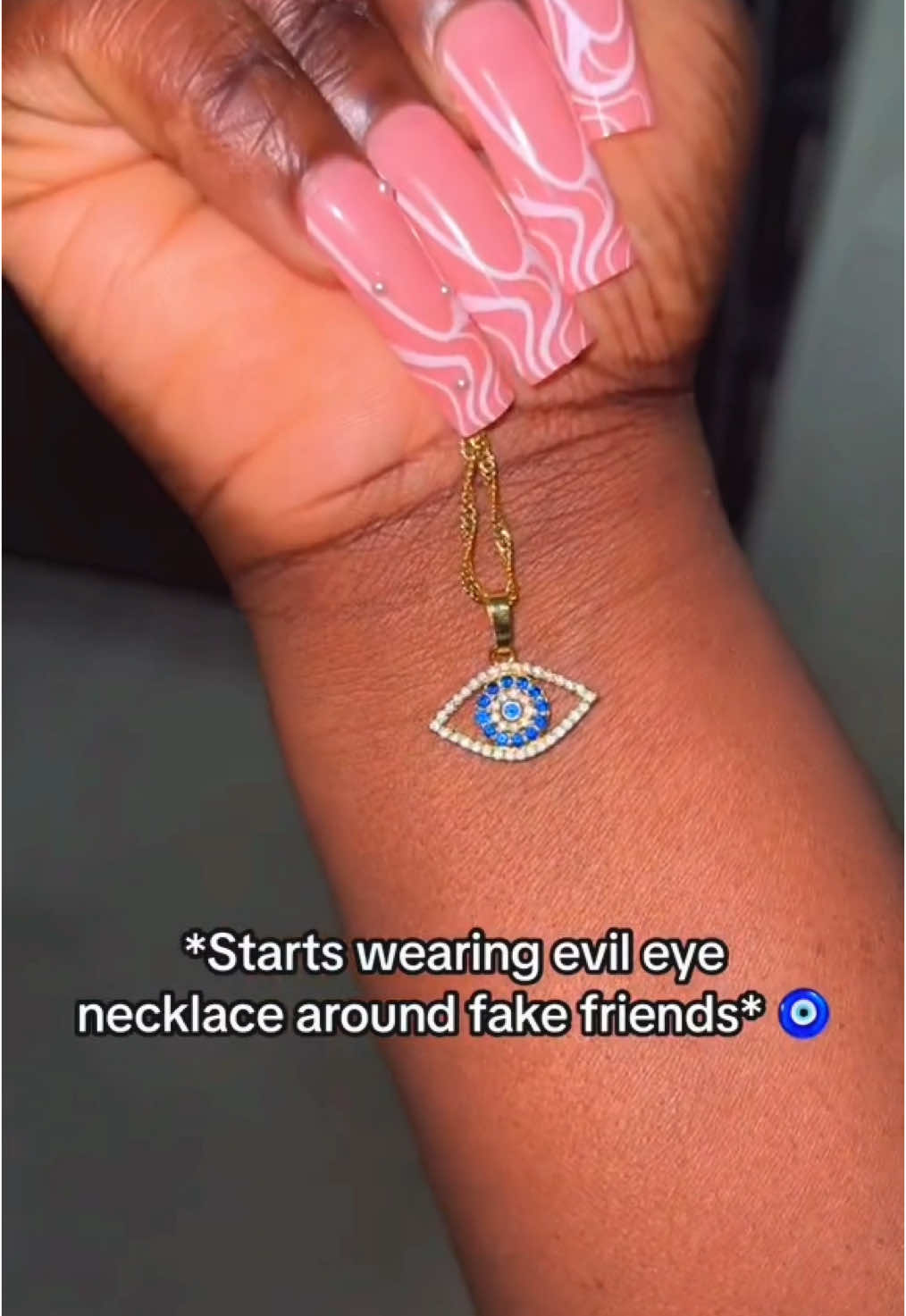 #jewelry #affordablejewelry #goldnecklace #icyjewelry #evileye 