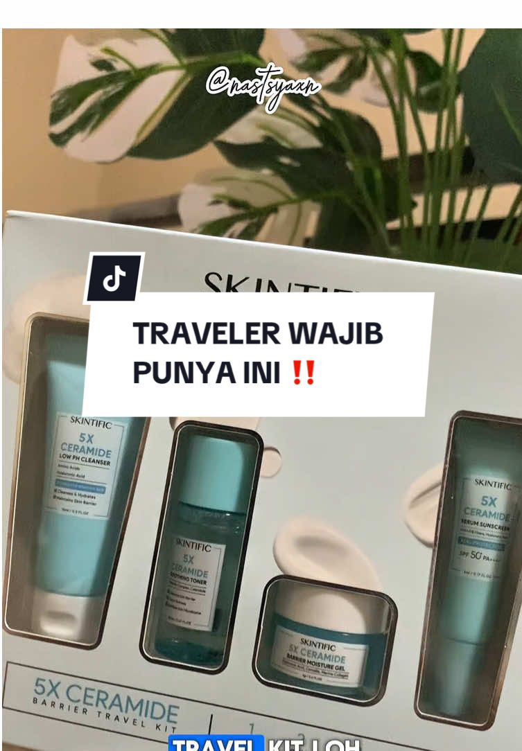 Cocok banget buat Traveler ‼️ Kapan lagi 100rb an dapet 4pcs😫🔥 #affiliate #tiktokaffiliate #affiliatemarketing #tiktokshop #skintificpromo 