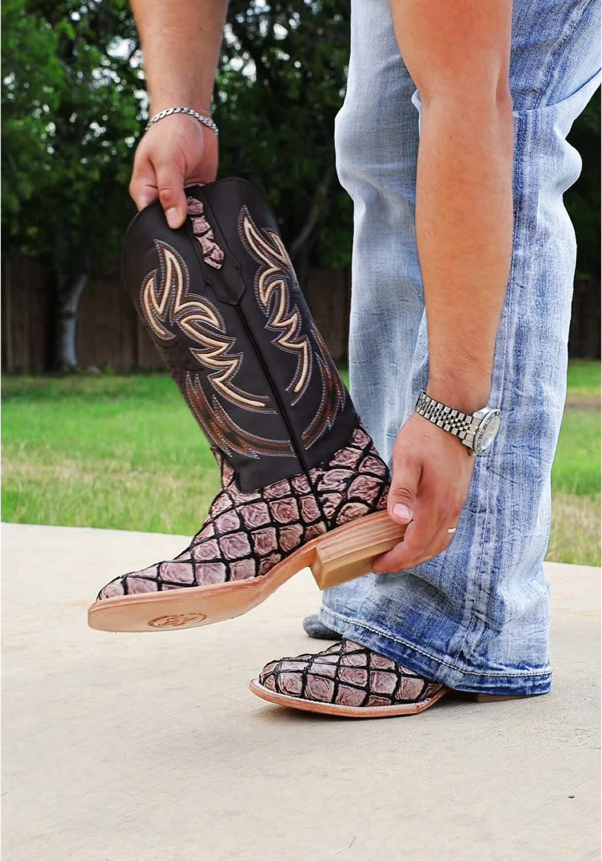 Check Out Our Newest Addition To The Collection!!🚨NEW Orix Pirarucu Boots For ONLY $129!!🔥 #texasbootranch #texasbootranchboots #belico #trending #fashion #texas #fypシ゚viral🖤tiktok  #fyp #exclusive #cowboyoutfit #cowboyboots #boots #botasvaqueras #westernwear #suelaroja #redbottoms #python #fypシ #fypシ゚viral #fyppppppppppppppppppppppp #paratiiiiiiiiiiiiiiiiiiiiiiiiiiiiiii 