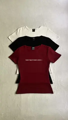 basic tops in basic colors > #mera #shopatmera #merabasics #merabasictop #basictops #OOTD 
