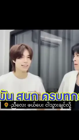သီချင်းကိစ္စ အခုထိအခဲမကျေသေးပုံပဲနော် 🥴🥰#geminifourth #gemini_nt #fourth_ig #pondphuwin #pondnaravit #phuwintang 