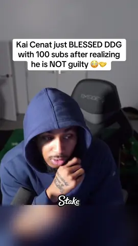 Kai Cenat just BLESSED DDG with 100 subs after realizing he is NOT guilty 😳🤝 #ddg #kaicenat 