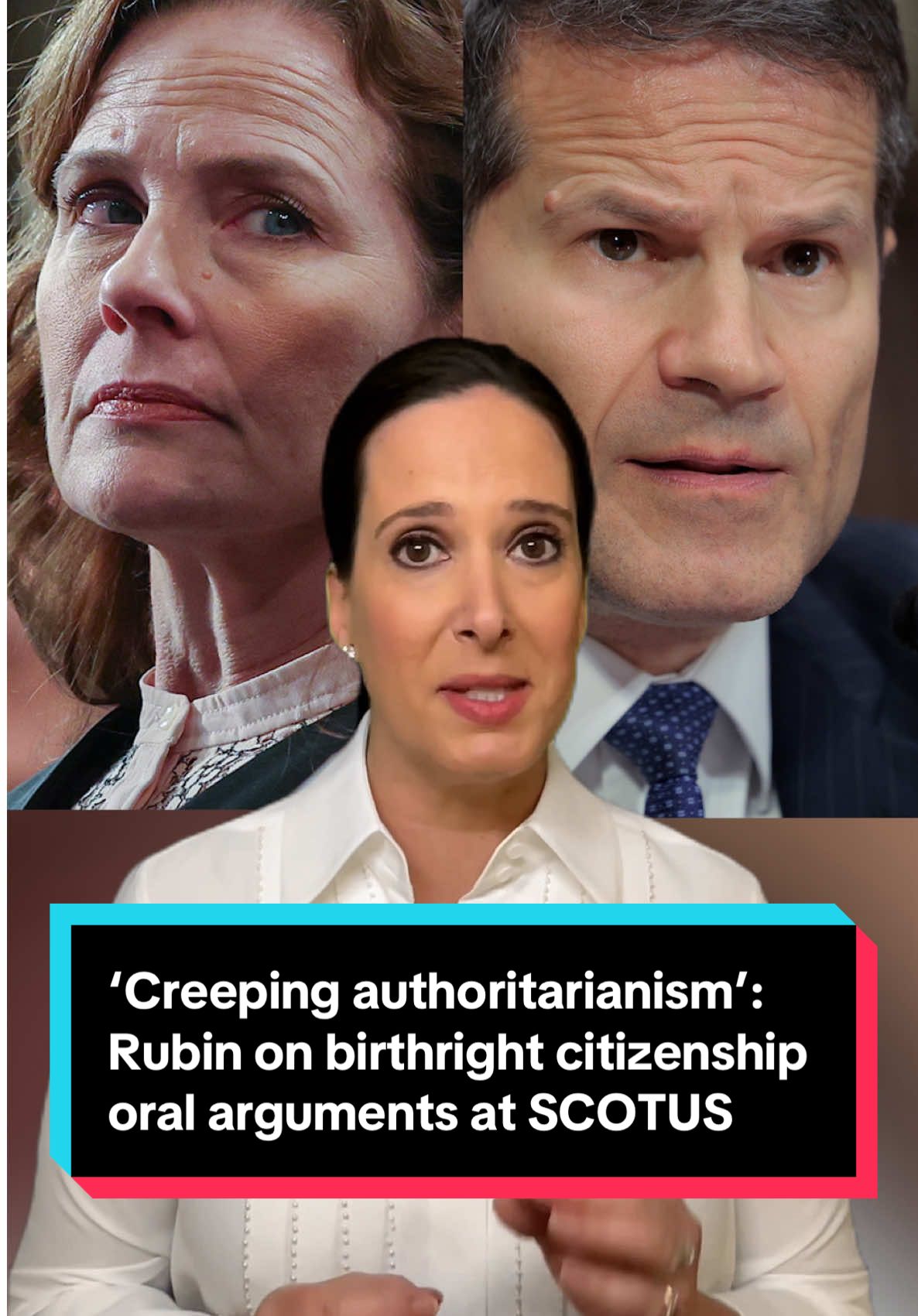 The U.S. Supreme Court heard oral arguments on a series of Trump administration emergency requests seeking to limit the scope of nationwide injunctions that blocked the administration's executive order on birthright citizenship.  MSNBC legal correspondent Lisa Rubin shares her BIGGEST takeaway from the arguments. #supremecourt #birthrightcitizenhip #amyconeybarrett #scotus #donaldtrump #politics #news 