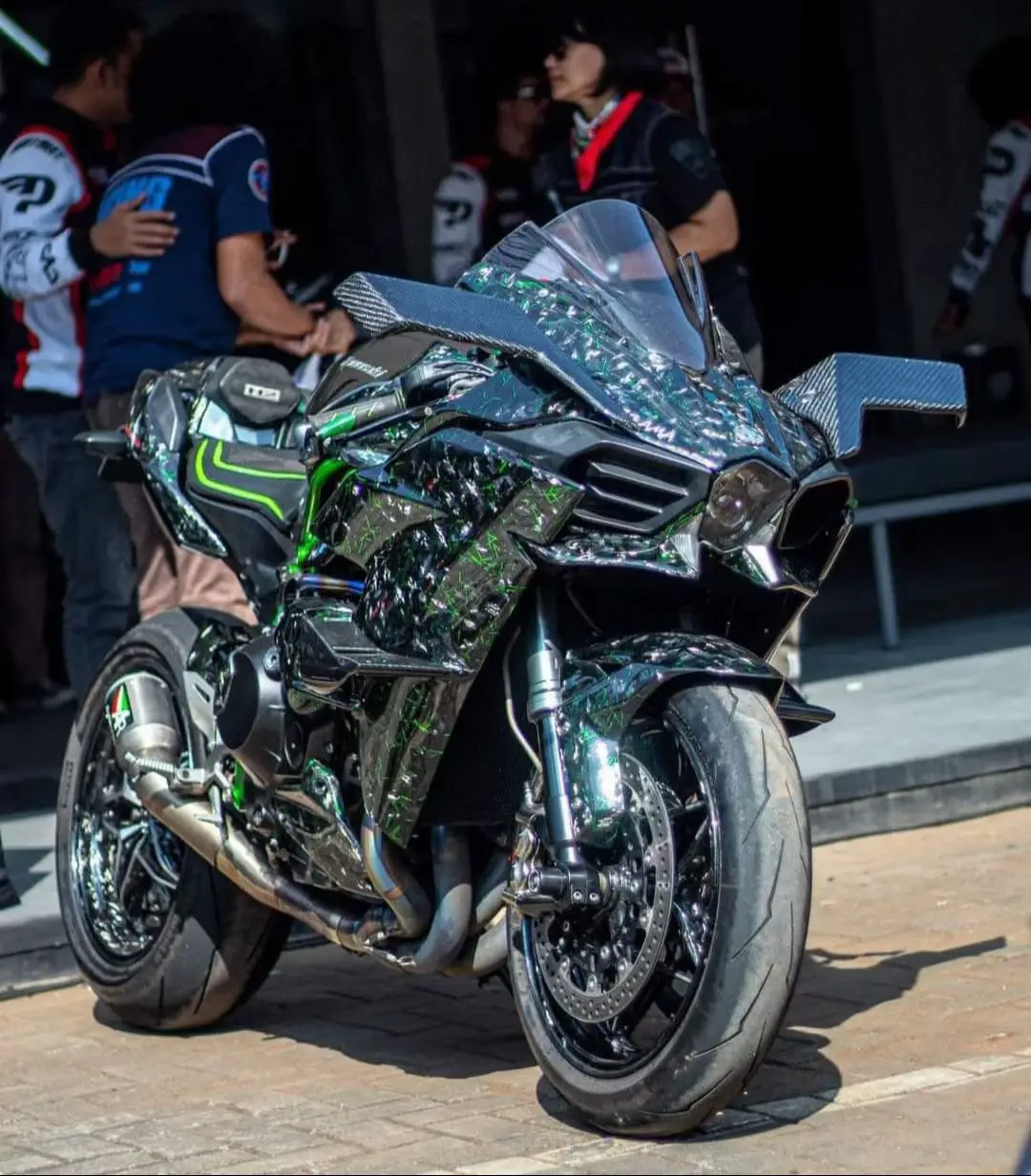 #Kawasaki #ninja #h2 #h2r #biker #titok #fyp 