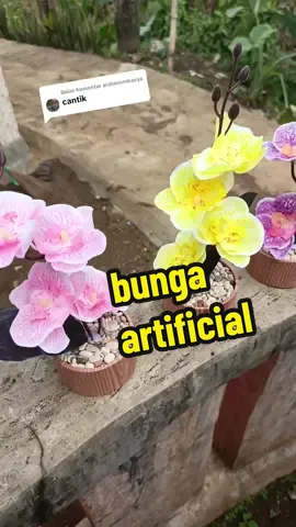 Membalas @aishanumkavya ya kak kak..😍 #bungaartificial #bungaanggrekhias #bungaanggrekartificial #bungahiasmeja #bungahiasestetik 
