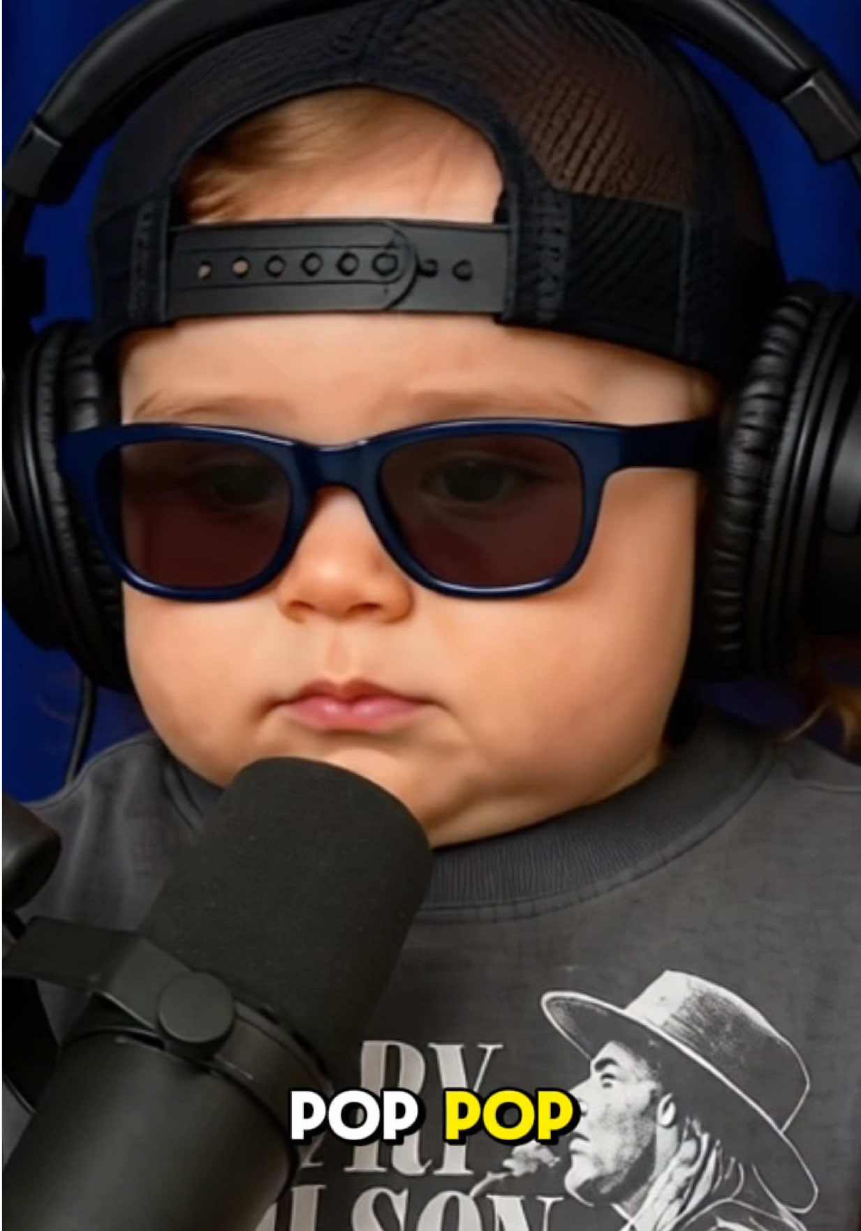Theo Von says No Pop Pop 😂 #babypodcast #theovon #podcast #funnypodcast #talkingbabypodcast #funny #ai
