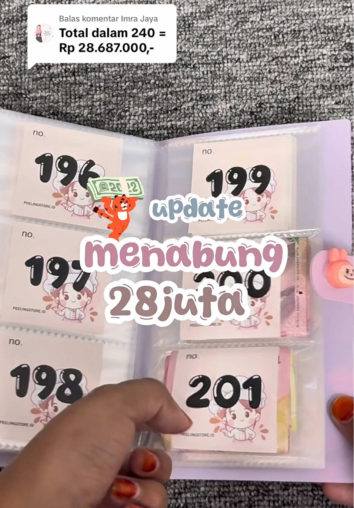 Membalas @Imra Jaya makasih udah bantu ngitungin ya kak hihii🫶🏻 btw skrg harganya turun nih, co skrg sebelum harganya naik lg🫵🏻 #menabung #menabungchallenge 