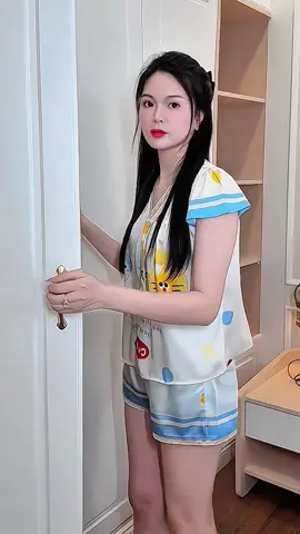 Bộ Đùi Cổ Tim Mặc Nhà #bodonu #bodongu #bomacnha #thoitrangnu #mặcđẹpmỗingày #xuhuong 