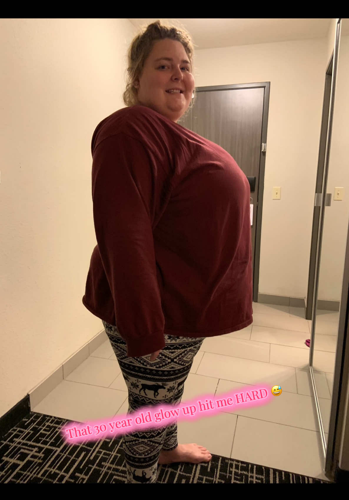 Who is she? 😅 #weightloss #fyp #30 #hotmom #transformation 