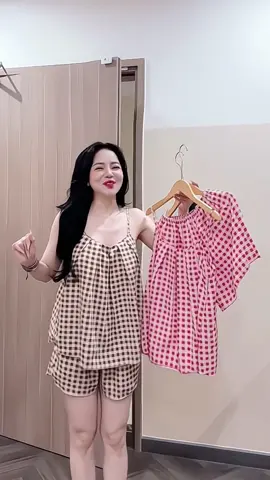 Bộ Lụa Mềm Áo 2 Dây Quần Đùi #bodonu #bodongu #bomacnha #thoitrangnu #mặcđẹpmỗingày #xuhuong 