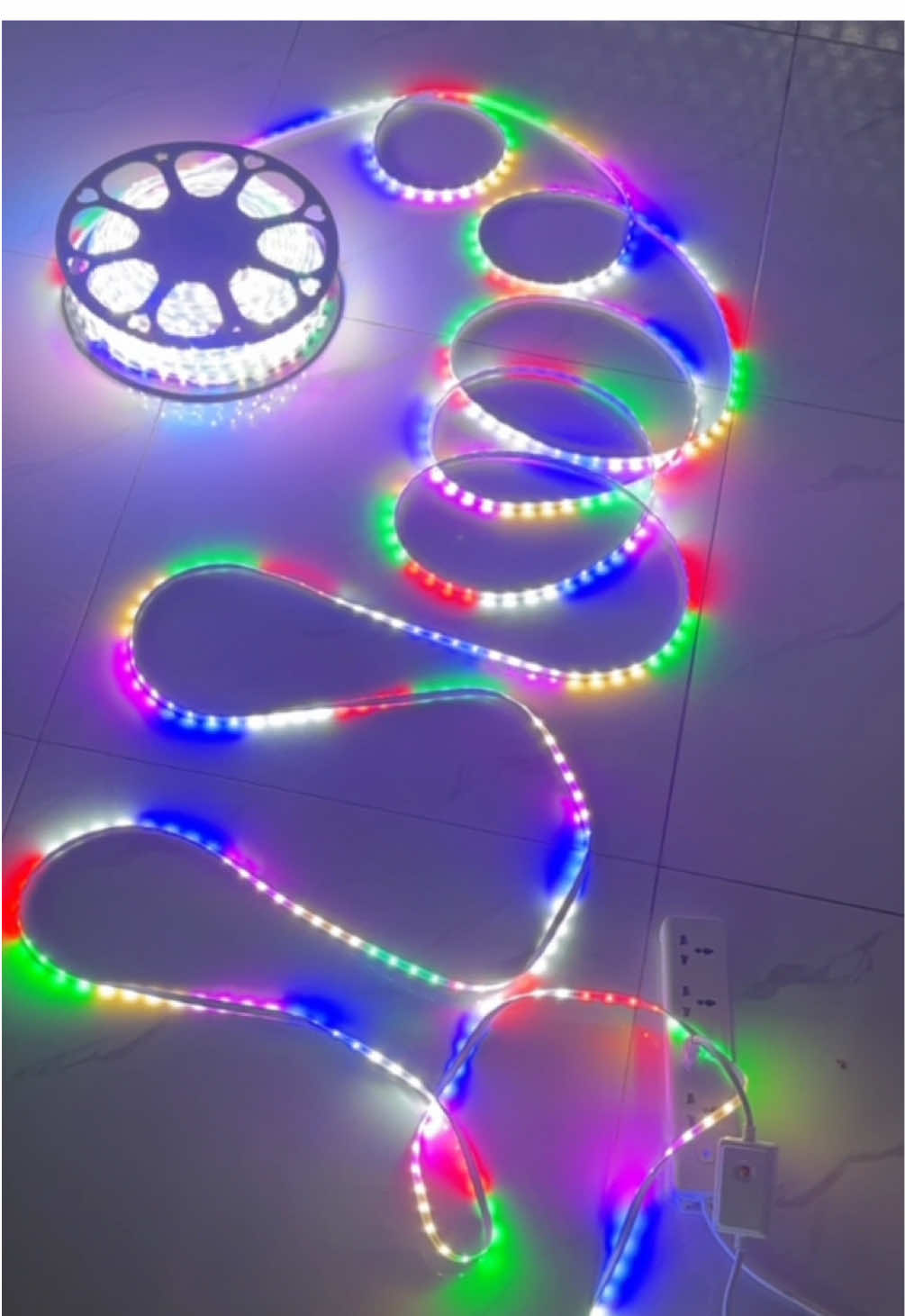 Dây led quấn cây nhiều màu chống nước chuyên dùng ngoài trời 7 chế độ #ledquancay #denled #lednhay #led #ledduoi #xuhuong #lednhayduoi #led7mau #lednhieumau #ledlights 