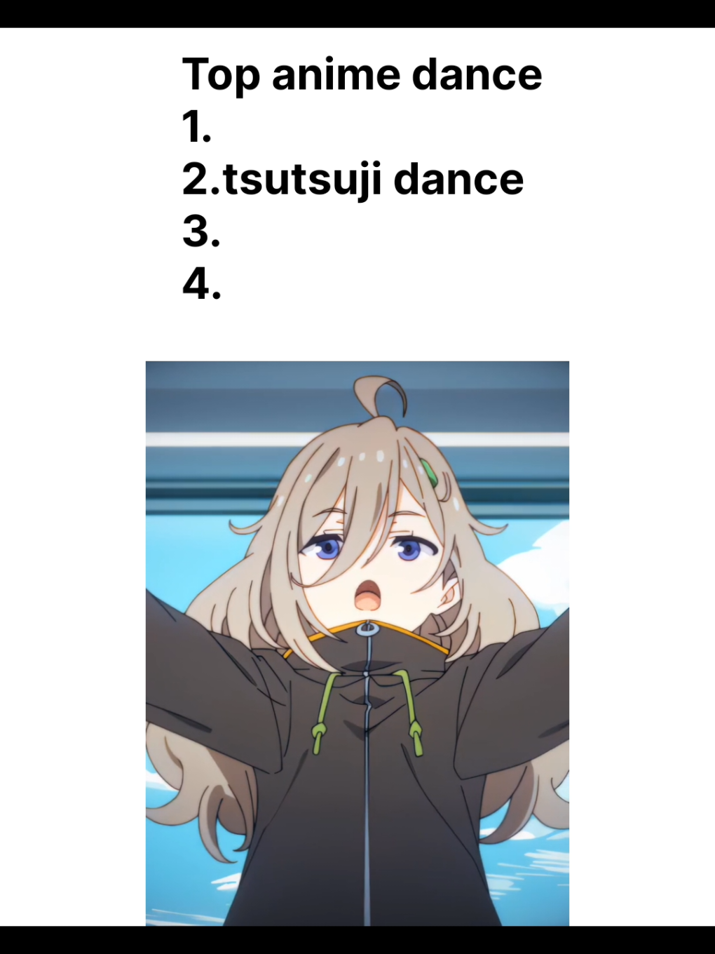 top anime dance #animedance #anime #animeedit #tsutsuji #chika #sagiri #shikanokonokonokokoshitantan 