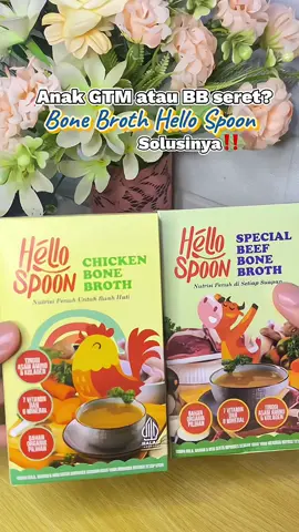 Sebelum ada produk dari @Hellospoon aku slalu buat bone broth sendiri dan butuh waktu lama berjam jam untuk membuat bone broth, karna bone broth memang terbukti dapat membantu anak yg lagi GTM agar bisa menambah nafsu makan nya serta dapat menjadi BB Booster anak yang BB nya lagi seret. Selain praktis Bone Broth dari Hello spoon sudah lengkap Nutrisinya dan tidak mengandung MSG serta Pengawet jdi ngk perlu khawatir ya Moms ✨  #bonebroth #hellospoon #bbbooster 