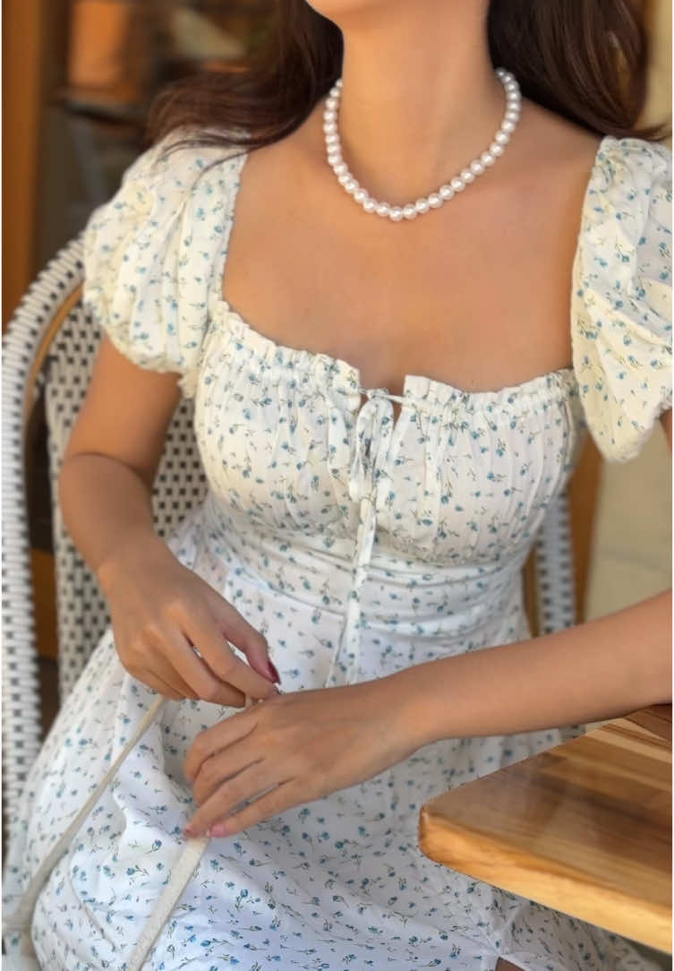 Lily Dress 🫐 #fyp #OOTD #dress #summeroutfit #hangout #koreanstyle 