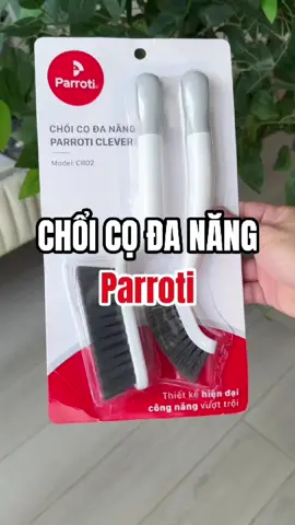 Từ ngày có bộ chổi cọ Parroti này việc dọn dẹp nhà cửa của mình nhanh gọn sạch sẽ hẳn luôn, đặc biệt là mấy cái góc kẹt trước giờ chà không nổi giờ xử được hết luôn á mọi người 👌🏻👌🏻  #choico #choicoparroti #parrotiCR02 #choicoparrotiCR02 #parroti #namoinam 