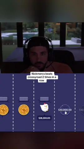 Nickmercs beats crossyroad 2 times in a row #kickstreaming 