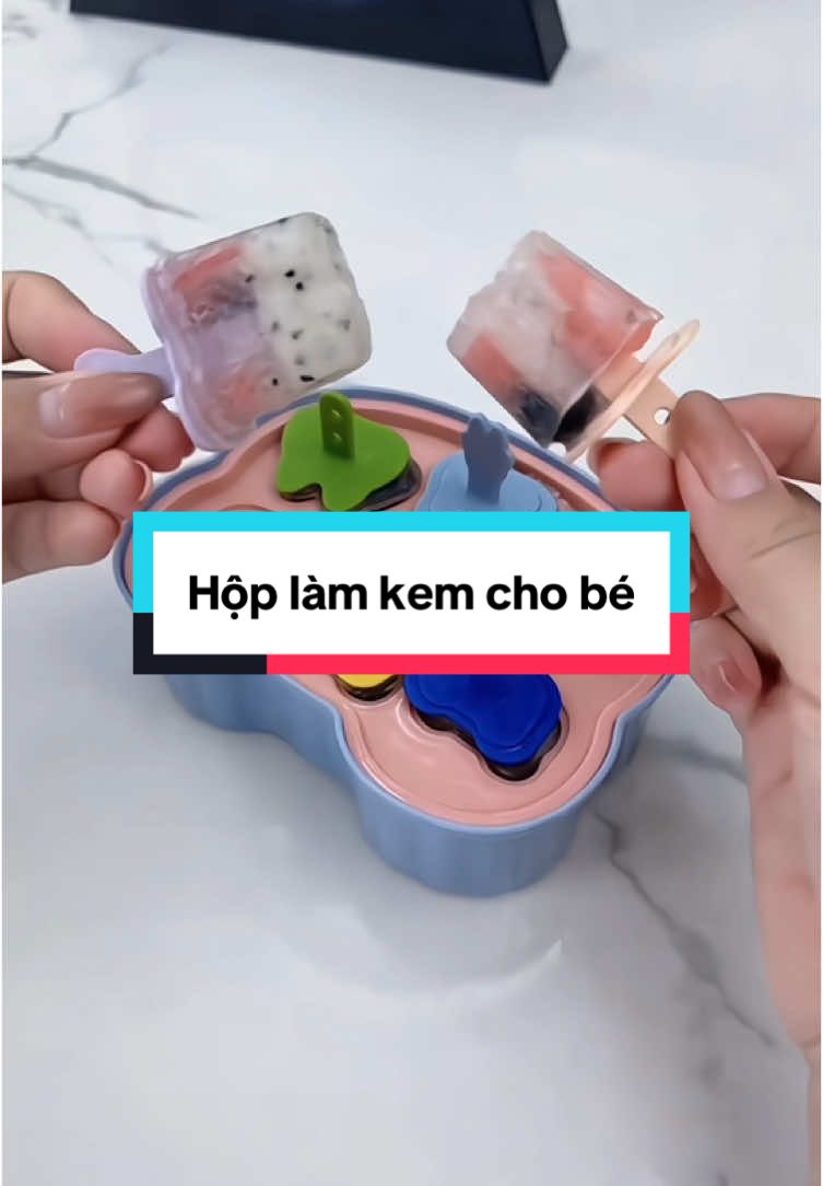 Hộp làm kem cho bé #giadungthongminh #giadungtienich #fyp #nộitrợ #hoplamkemtainha #khaylamkem 