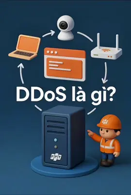 Cùng mình tìm hiểu DDoS là gì nhé #learningnetworking #network #ddos #fyp 