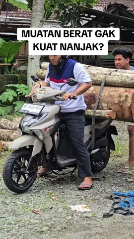 TES YAMAHA GEAR ULTIMA MUATAN BERAT BUAT NANJAK...