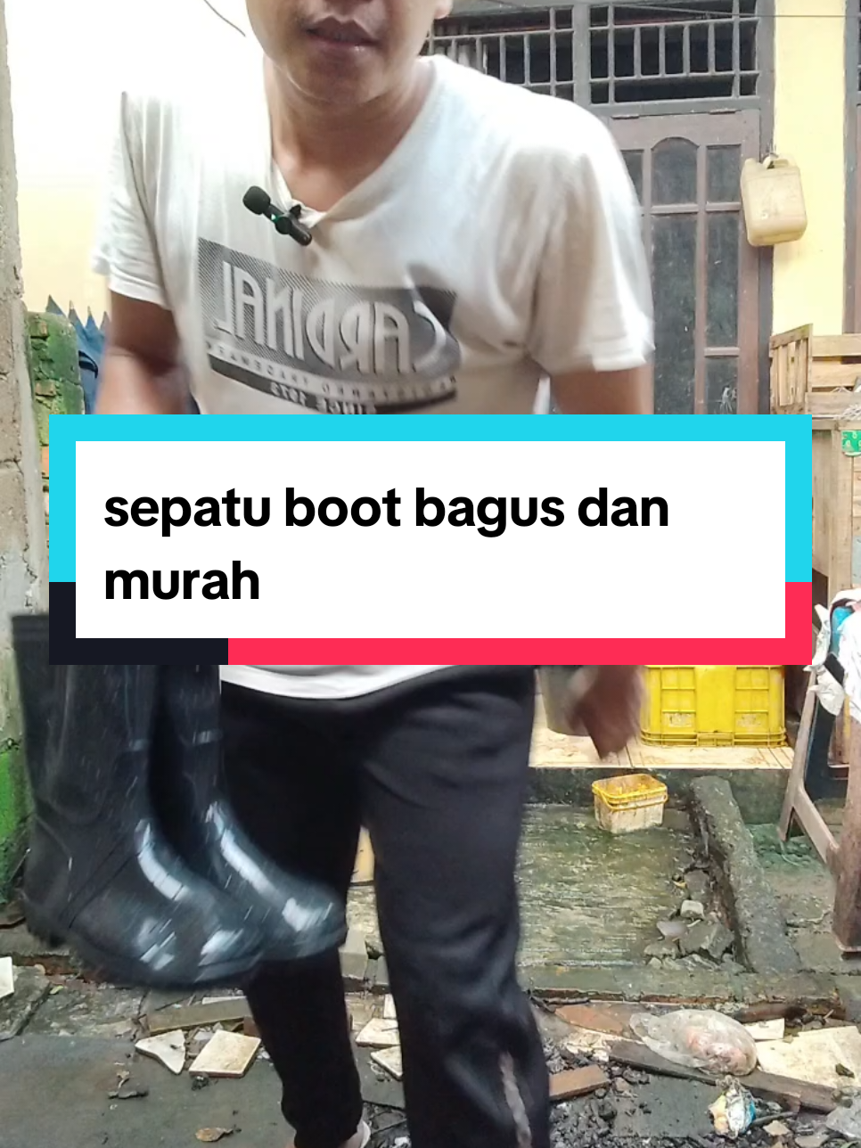 sepatu boot hijau kuning hitam #semuabisaaffiliate  #satukontentiaphari  #sepatu #boots #bagus #murah #fyp #viral 