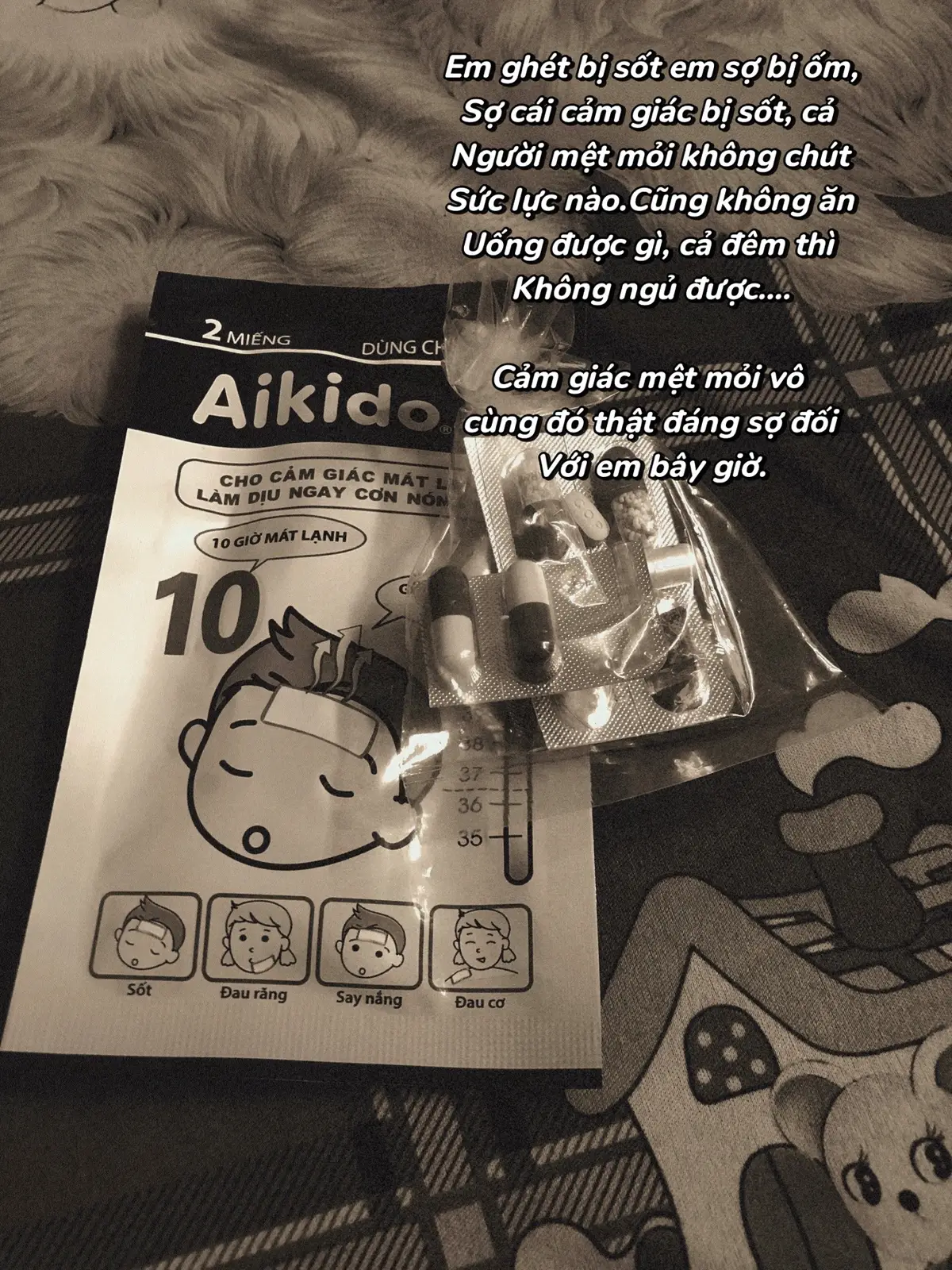 Cứ mỗi lần bị bệnh lại cảm thấy yếu đuối thật sự. Có tủi thân cũng chỉ biết vùi mình trong chăn.🤒🥹#xuhuong 