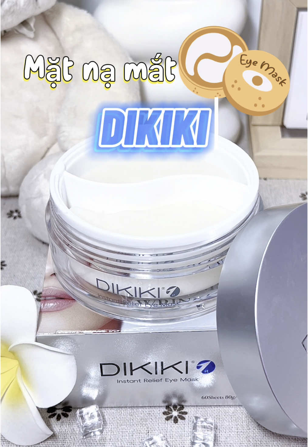 Mặt nạ mắt cao cấp Dikiki #DIKIKI #MặtNạMắt #ChămSócMắt #SpaTạiNhà #CứuTinhThứcKhuya #PhụKiệnMassageMắt