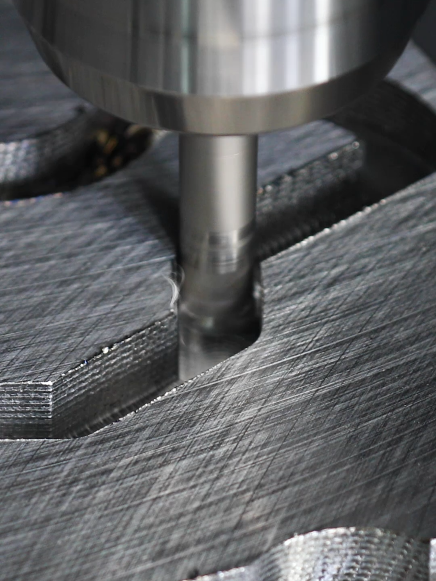 So small, yet it cuts this fast! #fyp #cnc #machine #engineering #tools #ev