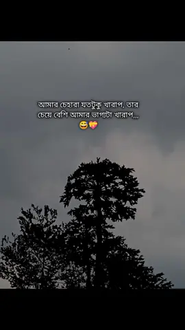 আমার চেহারা যতটুকু খারাপ, তার চেয়ে বেশি আমার ভাগ্যটা খারাপ