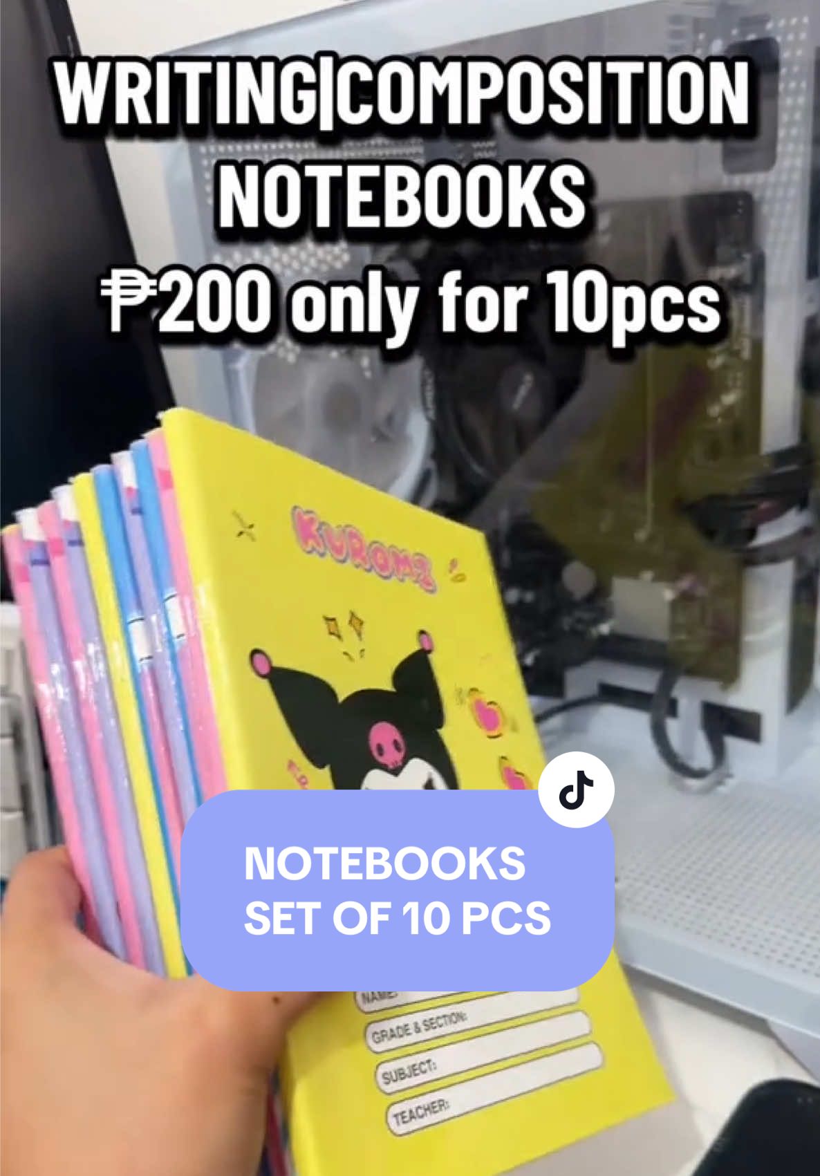 Naghahanap ng mall quality notebooks? I got you!! 💕 #kurominotebooks #notebooks #notebookset #notebook #schoolsupplies 