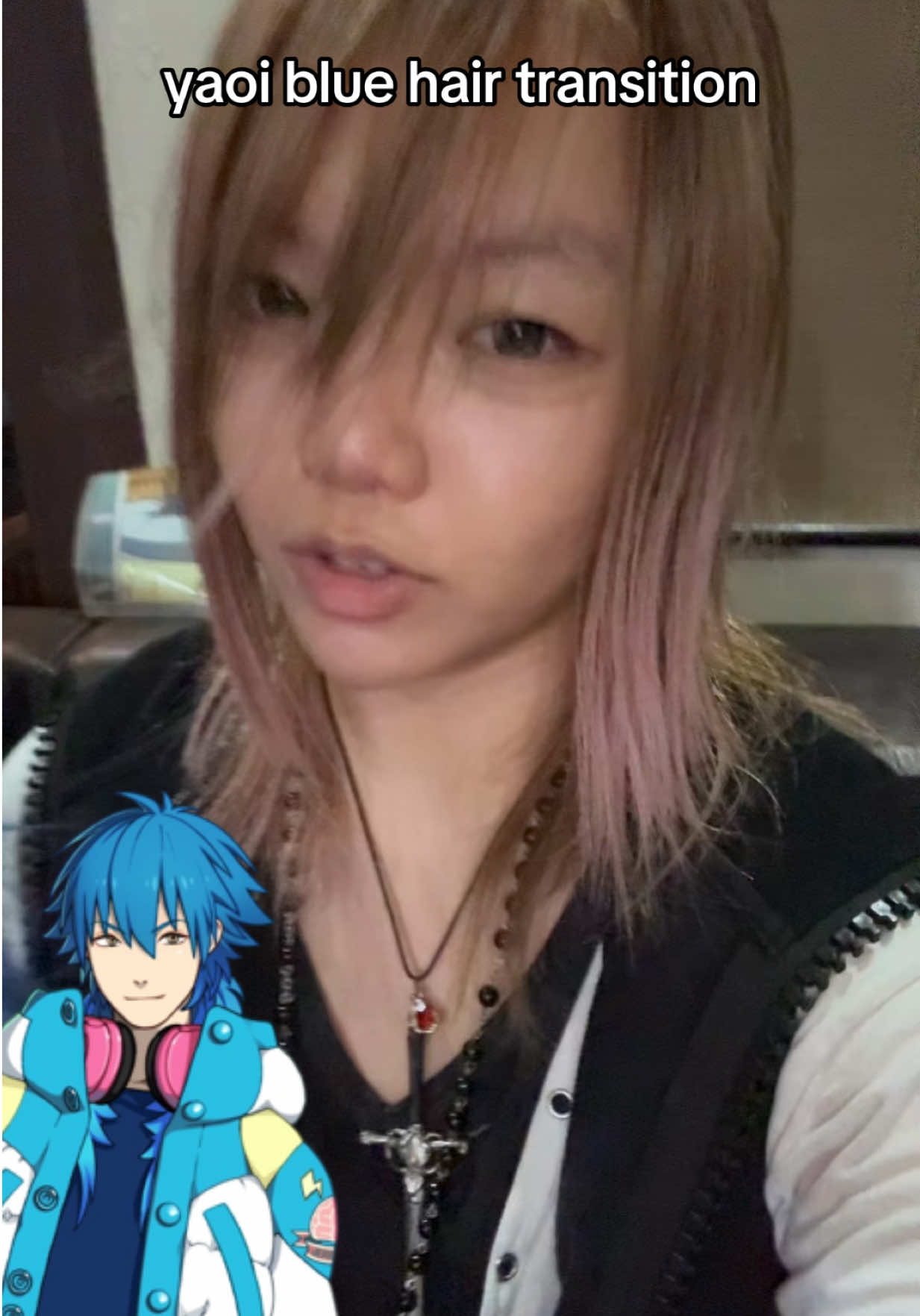 Close enough WELCOME BACK AOBA SERAGAKI 💙 Yaoi jesus hair dye from @Qwerky Colour in shade ocean + suck it up hair mask !!! SHOPEE LINK TO BUY IN MY BIO!! i am so happy sia im aoba seragaki dmmd blue hair guy lying down listening to music  products used: qwerky colour ocean non damaging dye & suck it up hair mask aoba haircut aoba hair dye aoba hair transformation hair transition #dmmd #dmmdcosplay #aobaseragaki #aoba #aobaseragakicosplay #aobacosplay #noiz #clear #koujaku #fudanshi #fujoshi #walao084 #yaoijesus #bluehair #dramaticalmuder #singapore #yaoi #yuri #himejoshi #himedanshi #hairstyle #hairdye #hairtransformation #hairtutorial #vkei #visualkei #vkeihair #jfashion #fashion #sgfashion #fitcheck #alt #vkeimakeup #visualkeimakeup #visualkeihair vkei hair visual kei hair jellyfish cut self hair dye at home necklace from @taobao.singapore #taobao #taobaosg #taobaohaul 