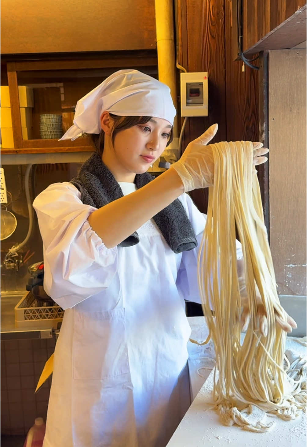肉がたっぷり入った、もっちり柔らかい手打ちうどん！毎日手打ちしているので格別 #ごだいさん #岐阜グルメ
