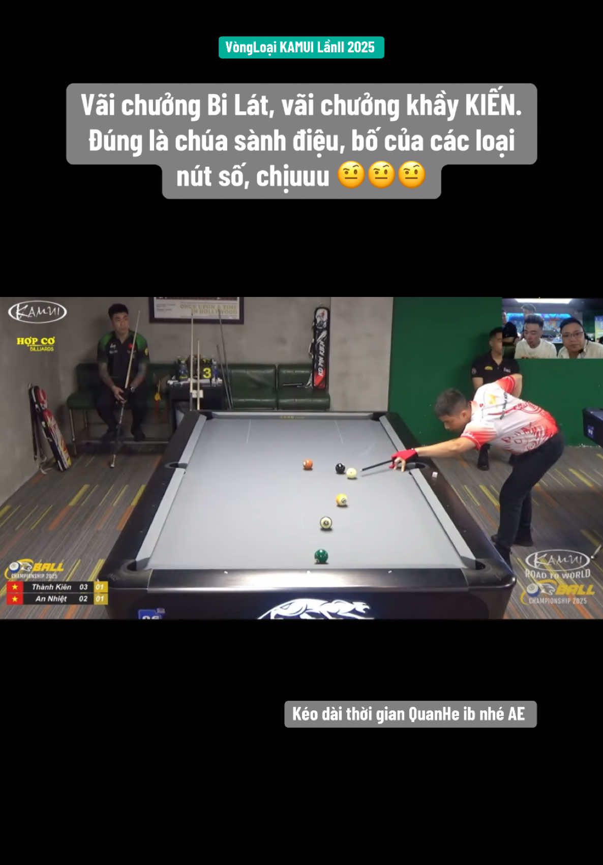 🥶 #xuhuong #xuhuongtiktok #annhietbilliards #kiensanhdieu #dangthanhkien #kienmagic #billiards #hungkeubilliard 