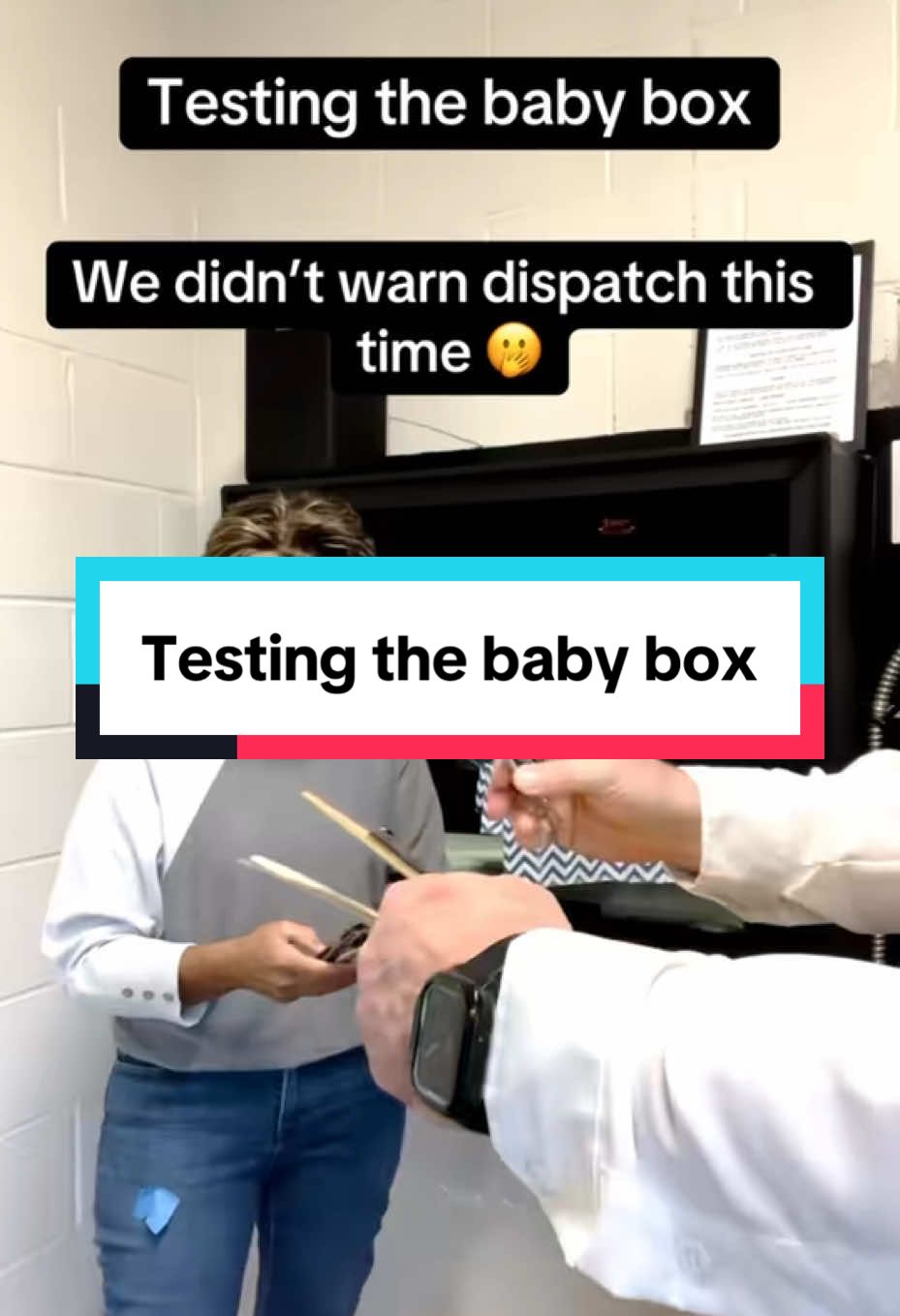 Testing the Baby Box!!! #monicakelsey #training #safehavenbabyboxes #babyboxes 