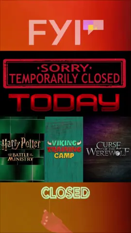 FYI: The following attractions will be closed today at Epic Universe. 👉 Harry Potter and the Battle at the Ministry ride will be closed, but The Ministry of Magic is planned to be open for self-guided tours. Availability subject to change. 👉 The Viking Training Camp will also be closed to make final preparations for the Grand Opening. 👉 Curse of the Werewolf #universalorlandoresort #closed #today #closedtoday #universalepicuniverse #epicuniverse #universalorlando #ministryofmagic #vikingtrainingcamp #curseofthewerewolf 