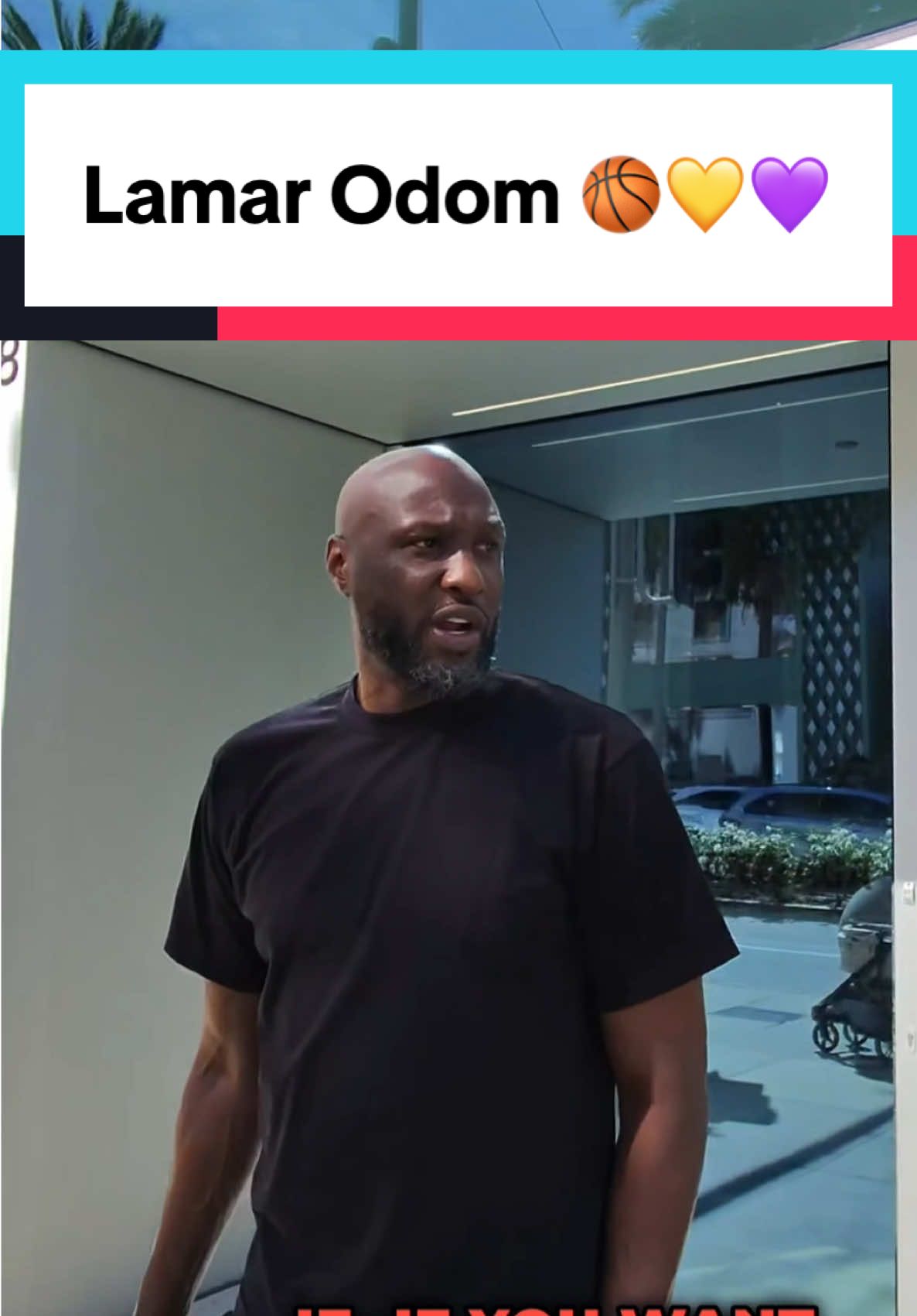 One minute you’re walking down the street, the next you’re getting advice from a Lakers legend lamar odom 🏀💛💜 #peterfouad #streetphotography #NBAChampion #lamarodom #lakers 