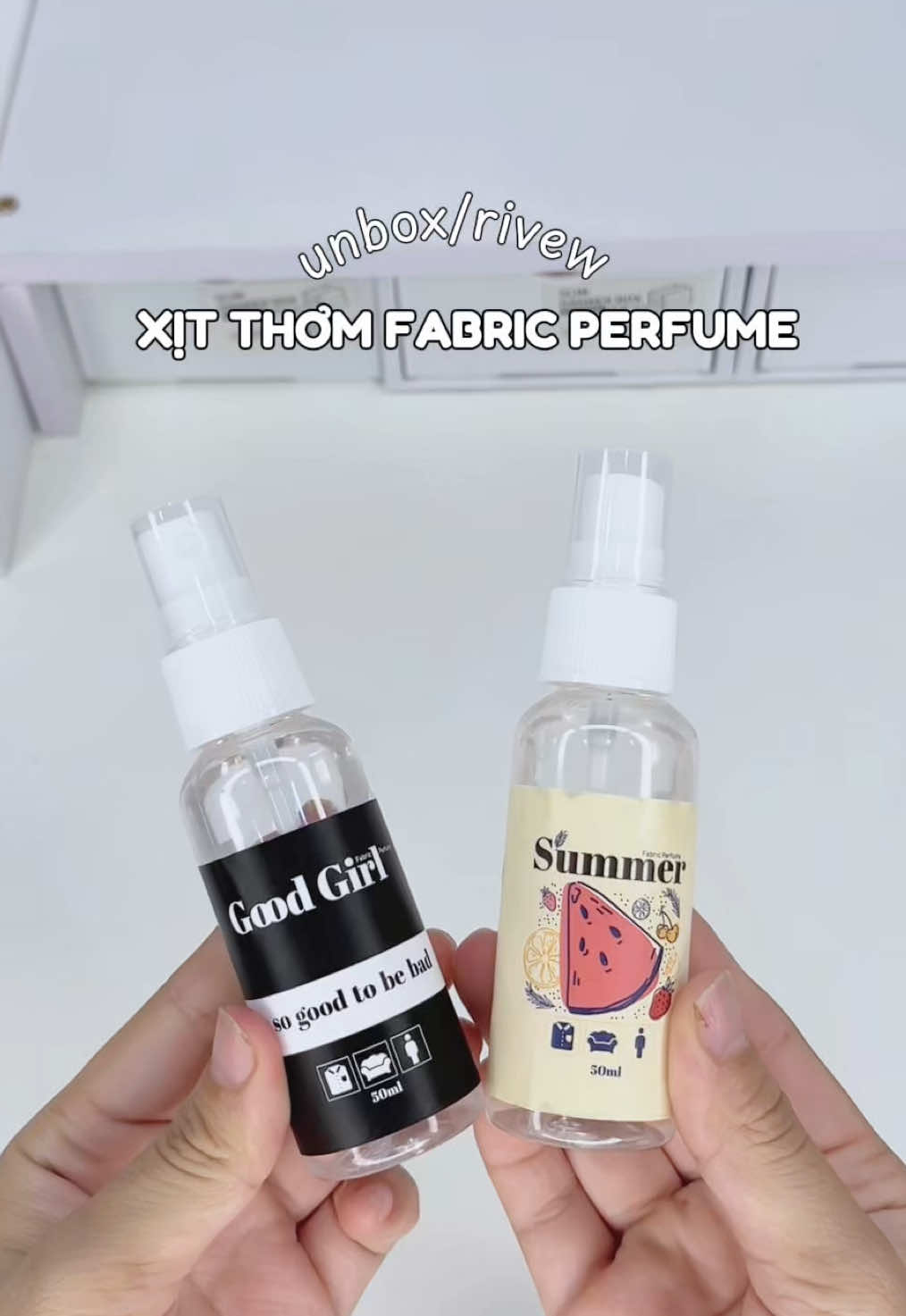 #fabricperfume #xitthomquanao #xitvai #xitthomhocsinh #tapstore #vairal #xuhuongtiktok #unbox #unboxing 