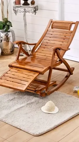 [QUÀ TẶNG ÔNG BÀ BỐ MẸ] Ghế Tre thư dãn bập bênh kèm đệm #ghetre #ghethugian #xuhuong 