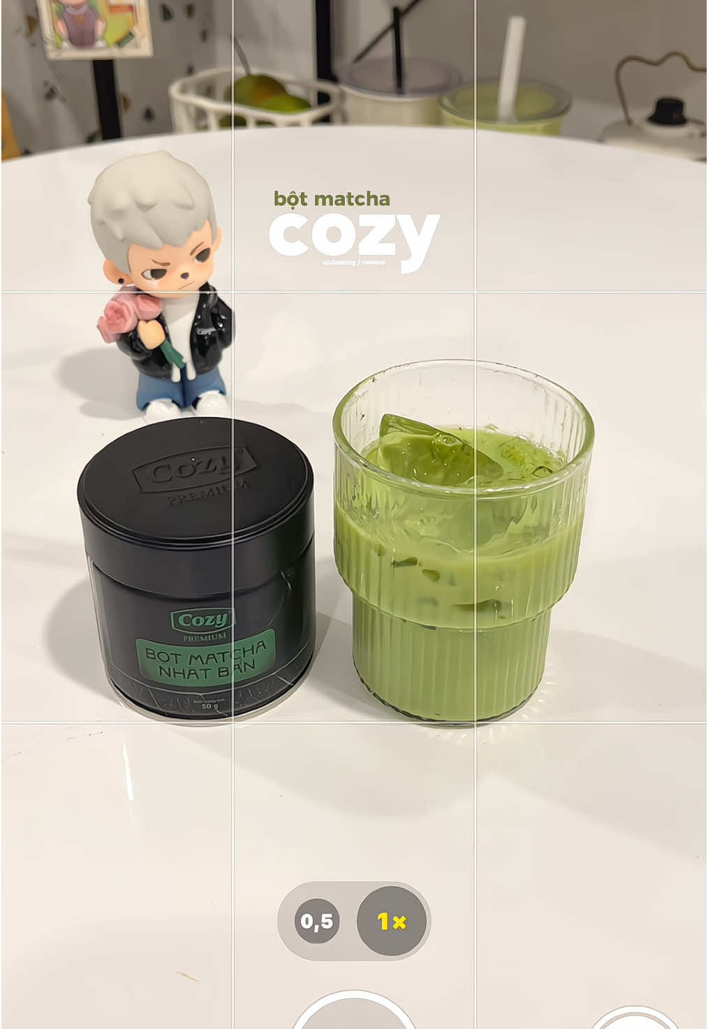 bột matcha premium nhà COZY uống siu ngon lun 🍵🌟#cozy #matchalatte #botmatchacozy #unboxing #phache #reviewlamdep #viral #nghile2009 #saleluongve #muataitiktok 